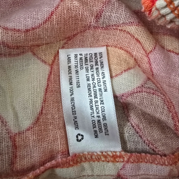 70's Psychedelic Print Short Set Size 3X - Picture 7 of 15